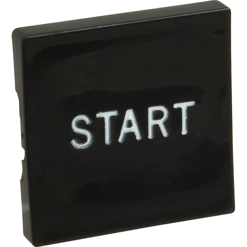 (image for) Oliver Products OLI5708-6100 BUTTON, BLK/SQ W/ START MARKING - Click Image to Close